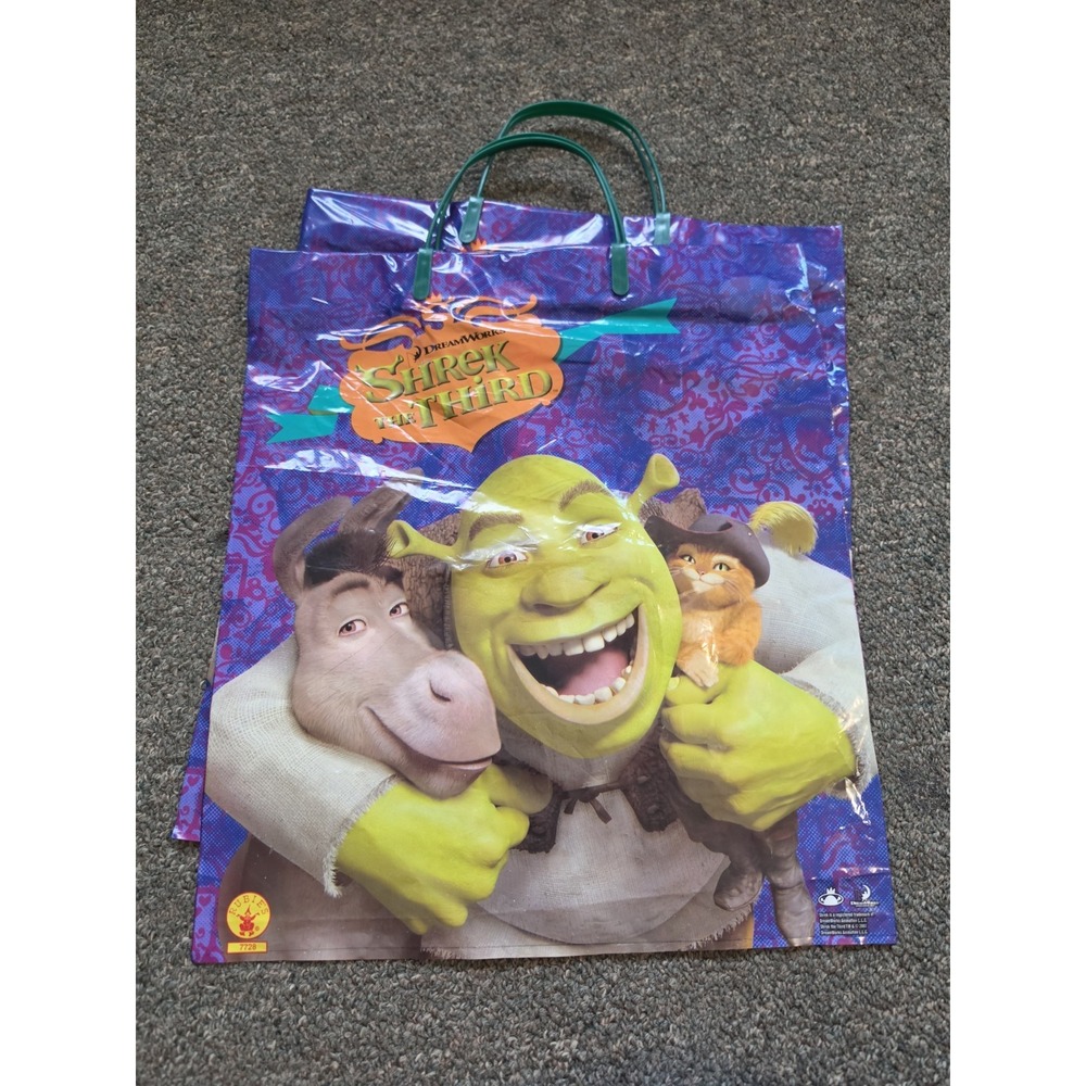 Tick Or Treat Shrek,donkey & Puss-in boots Bag Nostalgia Super Rare Y2K Sided